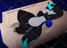draw your character in flat colored furry art