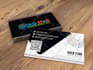 do construction business card design visiting  and stationery