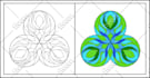 draw line art for stained glass or something else