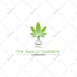 do unique cannabis  marijuana hemp oil weed logo