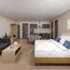 design and render a hotel room interior professionally