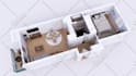 create 3d floor plan for real estate and airbnb