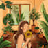 create your idea in aesthetic lofi style illustration