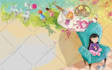 illustrate a childrens book series with magical art