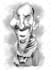 caricatures, like fair, black and white or color