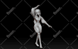 do the 3d model in zbrush and blender for 3d print