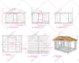 do cad drawing of floor plan, 2d and 3d layouts, on  autocad