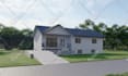 design 3d model from floor plan, 3d rendering house, home, commercial exterior