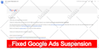 fix google merchant center suspension and misrepresentation