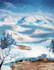 paint dramatic background illustration