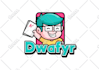 create cute mascot design logo