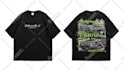 design premium futuristic, artsy, edgy style streetwear in 24 hours