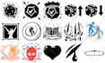 design 2d flat UI icons, items, skills for your games