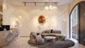 design 3d interior beauty salon,spa,massage corner skincare