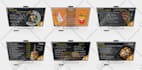 design static digital menu, TV screen menu boards for your restaurant