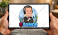 draw funny cartoon character, caricature, logo, portrait