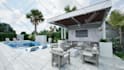design home landscape backyard pool photorealistic rendering