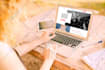 develop a responsive flat design website for your business
