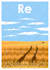 create a vintage or retro travel poster with minimalist design