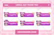 design custom twitch panel chibi for vtuber chibi style