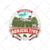create vintage farm  design logo hand drawn illustration