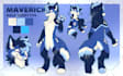 create a furry fursona reference sheet