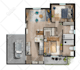 sketch the floor plan in procreate