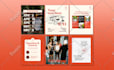 design a creative and elegant canva instagram branding kit