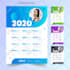 do professional full page or desk calendar design