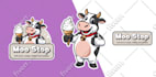 do vintage cartoon character design illustration logo emblem