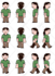 make you undertale or deltarune style sprites of your character