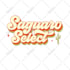 design 3d 70s vintage retro striped typography for logo t shirt