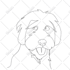draw your pet in one line drawing style