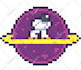 make custom 8bit pixel art design logo