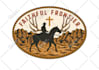 draw vintage western logo illustration