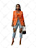create beautiful african american character illustration