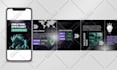 editable canva templates for instagram, linkedin carousel designs
