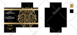 perfume packaging, logo, cosmetic label and box design and 3d model