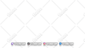 create social medias overlay banner twitch kick stream