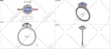 create jewelry cad design for 3d printing and rendering