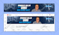 create real estate youtube channel banner design for realtor