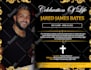 design obituary, memorial, funeral program