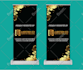 design modern retractable, stand, wall, street, x stand, pull up, roll up banner
