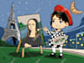 draw cute, simple and funny cartoon