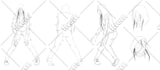 create anime style or dnd character sheet design
