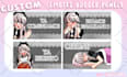 design a custom twitch stream overlay, screens and stream package