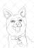 draw your pet in one line drawing style