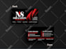 do business card design with 4 concept within 6 hours
