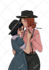 draw couples in anime style