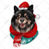 draw your christmas pet portrait
